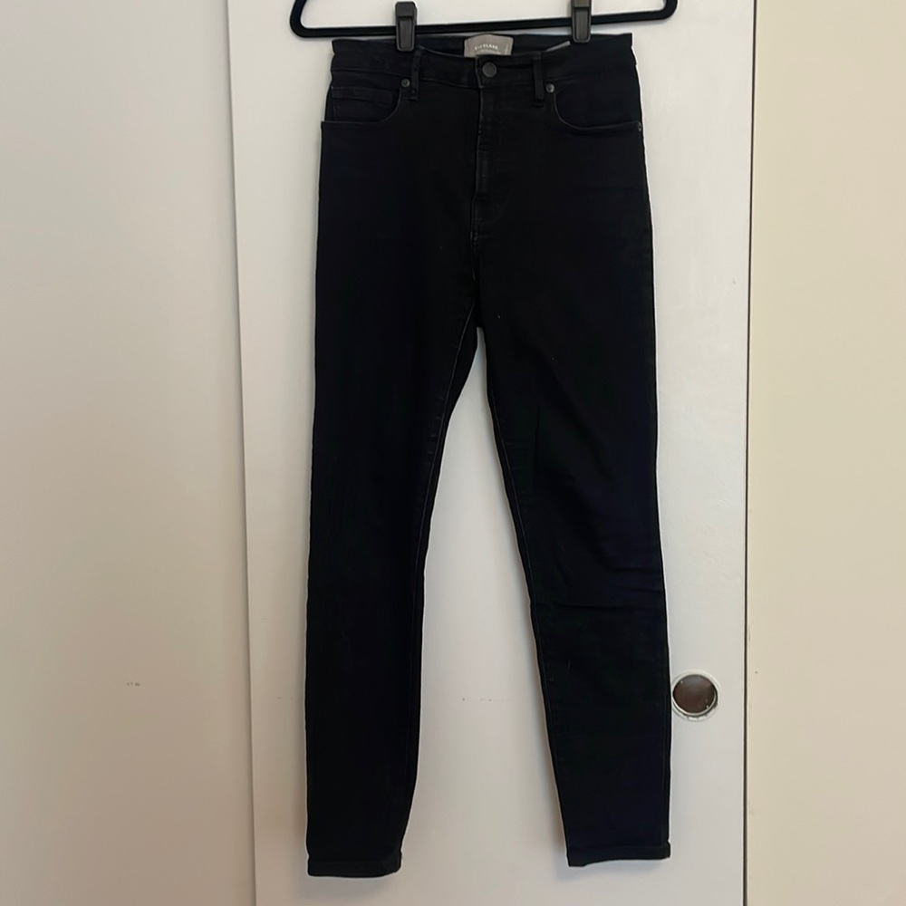 Everlane black skinny jeans. Size 28.